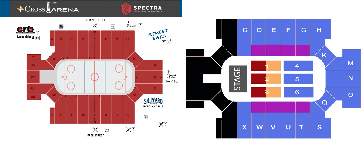 Cross Insurance Arena Seating Chart