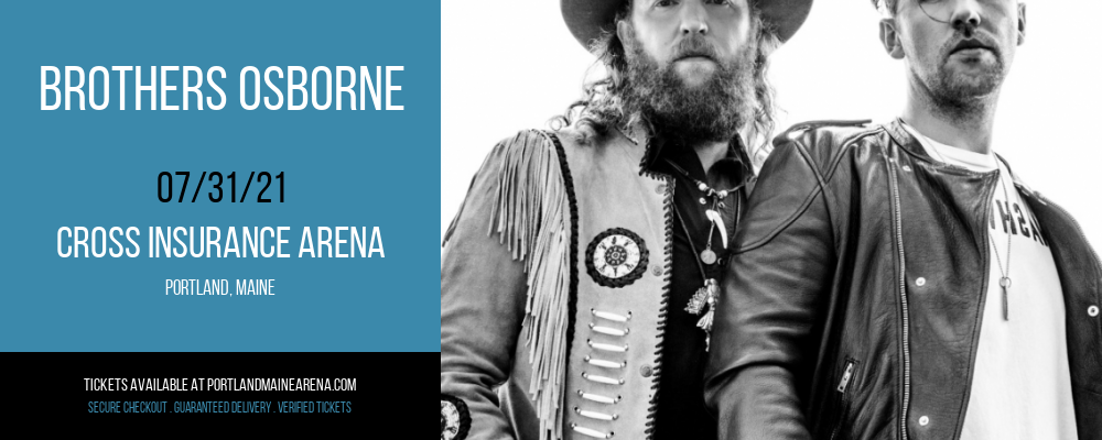 Brothers Osborne at Cross Insurance Arena tickets Brothers Osborne at Cross Insurance Arena