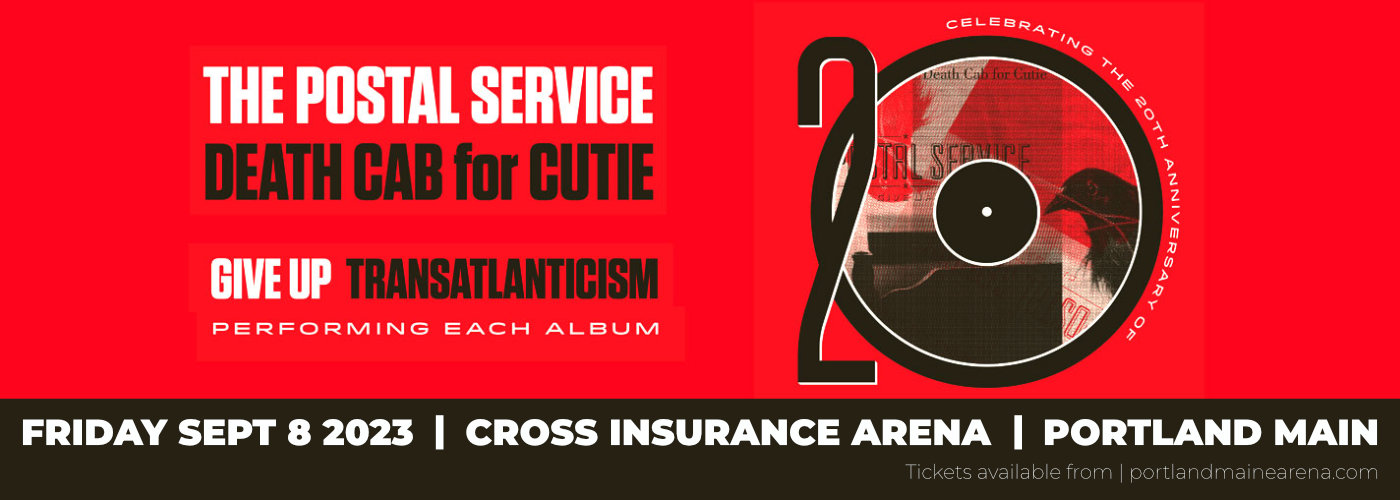 The Postal Service & Death Cab for Cutie at Cross Insurance Arena tickets The Postal Service & Death Cab for Cutie at Cross Insurance Arena